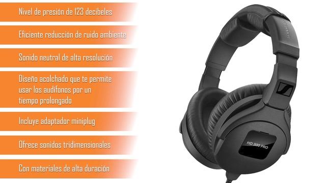 Sennheiser HD 300 PRO Audífonos de Monitoreo Profesional смотреть онлайн