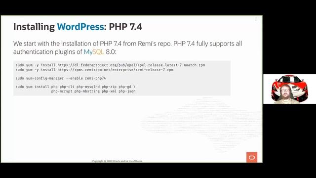 Running Wordpress with Oracle MySQL Database Service смотреть онлайн