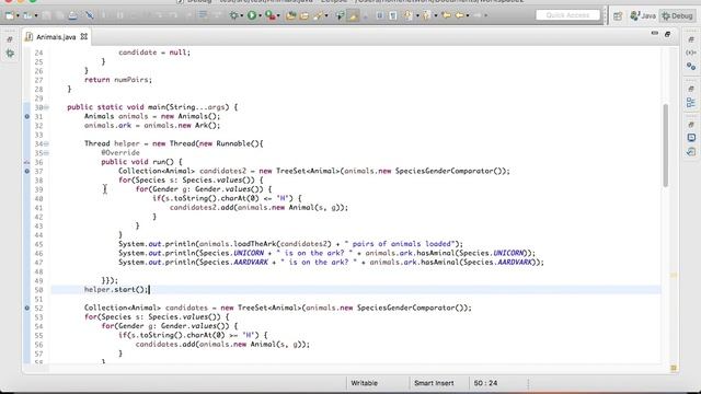 Java concurrency example -- Load the ark with multithreading part 2 смотреть онлайн