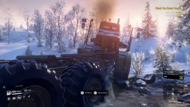 Snow Runner - Pluck The Stuck Truck (Derry Longhorn 3194) смотреть онлайн