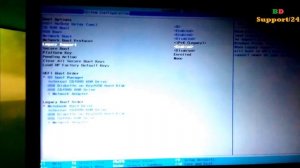HP pavilion 15 boot menu setup for installing windows