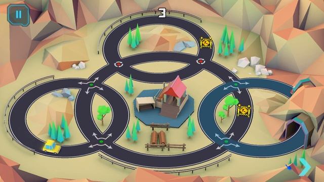 [Car Puzzle: Round Ways] Play смотреть онлайн