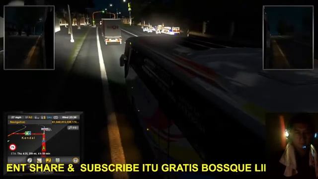 ? [ LIVE ] TEROBOS PENYEKATAN MUDIK MALAM SIKAT | ETS2 | GAME | INDONESIA смотреть онлайн