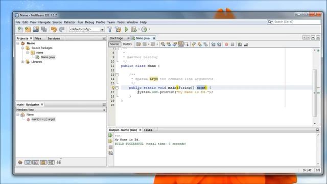 Writing Your First Java Programs Using Netbeans смотреть онлайн