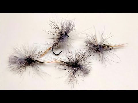 Enigma Dry Fly. Сухая мушка из CDC пера повышенной плавучести. смотреть онлайн