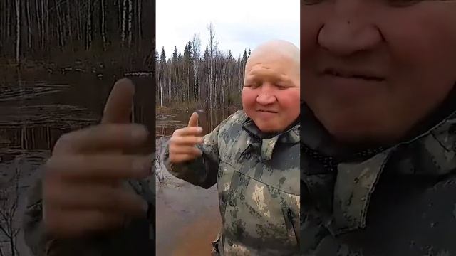 Чуть не утопил снегоход. Stels Viking 600. #тайга #снегоход #изба #на снегоходе по воде смотреть онлайн