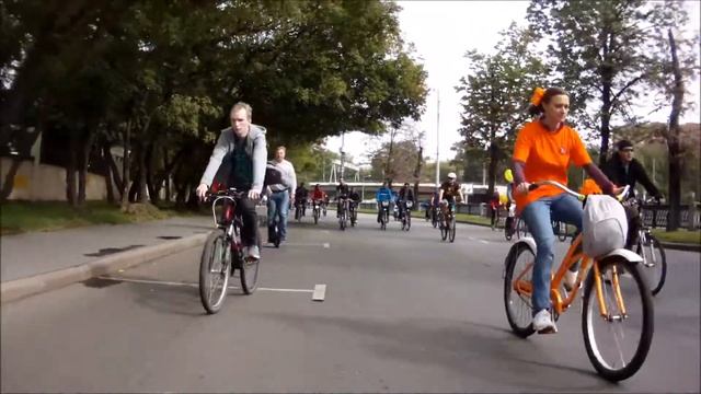 Осенний Московский велопарад 17 сентября 2017 смотреть онлайн