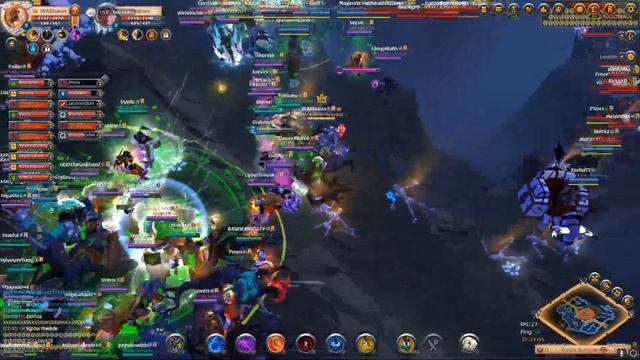 Albion Online - Faction Fight Tunnel - Tank POV смотреть онлайн