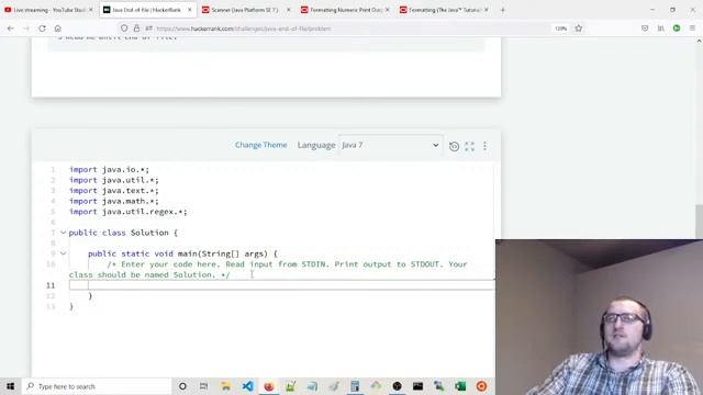 Learning Java for some time on Hackerrank. смотреть онлайн