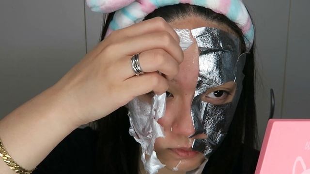 BEST CHROME PEEL OFF MASK FOR BLACKHEADS |APIEU Foil Pack VS. Foil Mask [어퓨] 은박지 호일팩 Vs.마이크로 호일 마스크