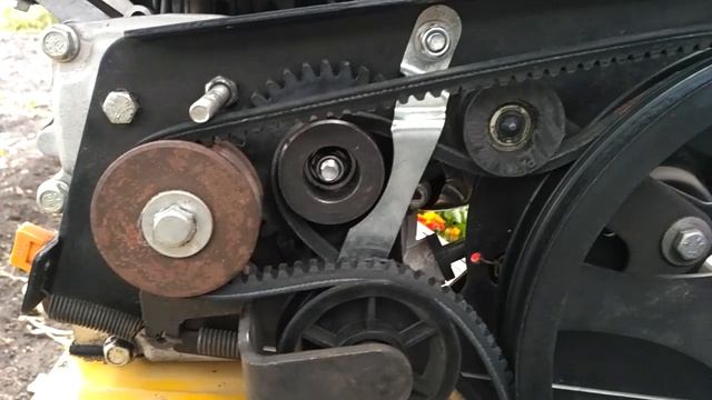 Как правильно установить ремень на мотокультиваторе Техас TG500B смотреть онлайн
