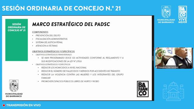 SESIÓN ORDINARIA DE CONCEJO N.º 21 смотреть онлайн