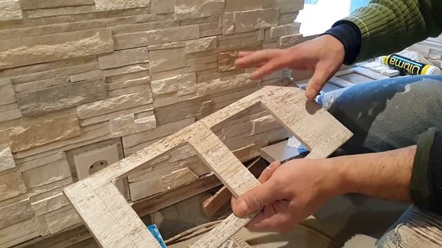 Искусственный камень: установка розеток и выключателей . смотреть онлайн