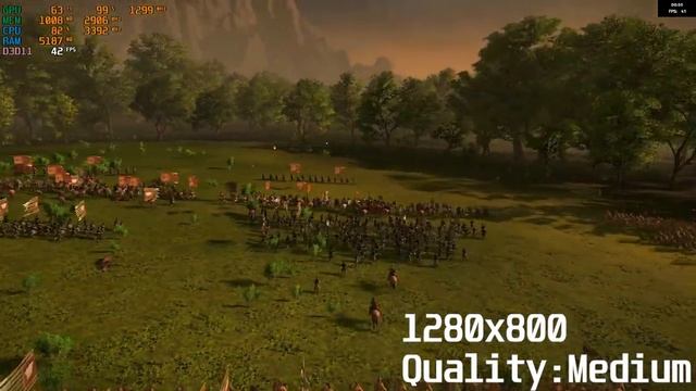 Total War: Three Kingdoms Benchmark on | GTX 750 1GB - i5 3470 | смотреть онлайн