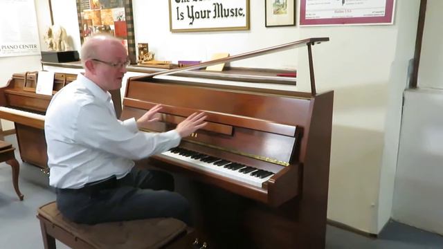 - Yamaha 44" Upright Satin Walnut смотреть онлайн