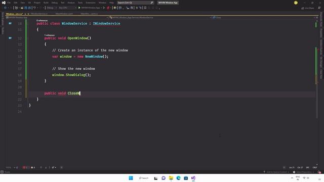 WPF - Open a New Window on Button Command | MVVM | UI Design | XAML | C# | Tutorial смотреть онлайн