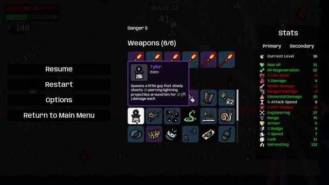 Step Near Me, and You'll PERISH!! | Brotato: Modded смотреть онлайн