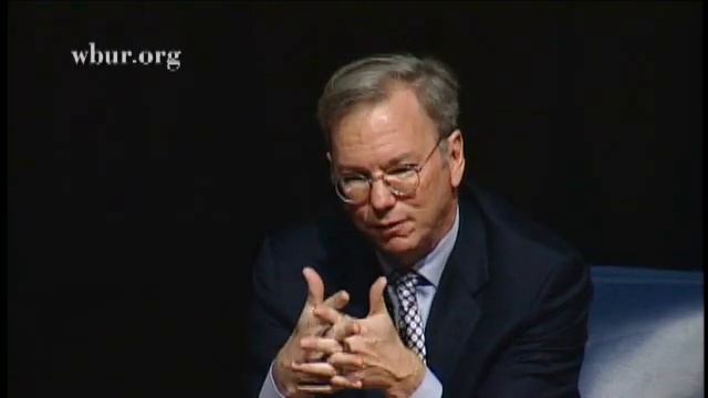 On Point's Tom Ashbrook, Google CEO Eric Schmidt смотреть онлайн