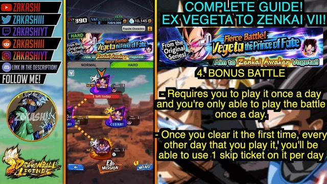 HOW TO ZENKAI AWAKEN EX VEGETA! PRINCE OF FATE COMPLETE GUIDE! | DragonBall Legends | Tutorial смотреть онлайн