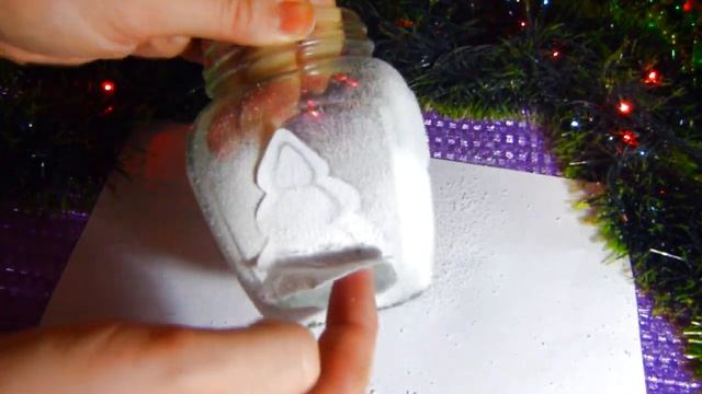 Красивый подсвечник из банки | | Новогодние украшения | DIY смотреть онлайн