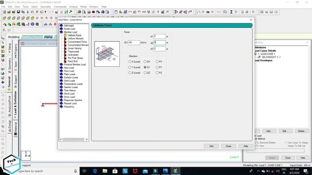 Staad.Pro Hindi Tutorial -15 || Continuous Beam [ Roller Support,Couple Moment,UDL,Point Load, UVL смотреть онлайн