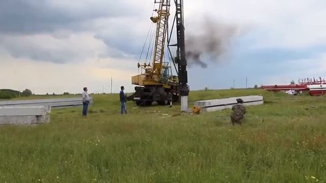 Забивка свай УСА смотреть онлайн