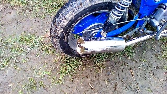 Honda chaly 50cc motosport exhaust смотреть онлайн