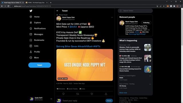 WIN FREE NODES - NODE PUPPY CLUB NFT (FREE $STRONG $THOR NODES GIVEAWAYS) смотреть онлайн