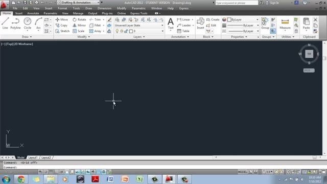 AutoCAD 2012 Beginner Master in 3D/2D #2 Drawing units type precision Template file смотреть онлайн