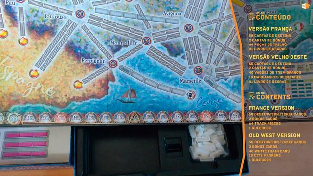 Unboxing Ticket to Ride: France and Old West Expansion | Board Game | MutedBox смотреть онлайн