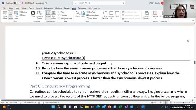 CIS30E Lab 7: Asyncio and Rx for Python Asynchronous and Reactive Programming смотреть онлайн