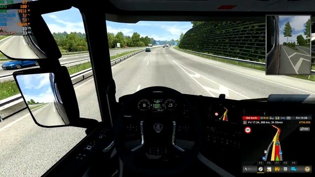 RX 570 | Euro Truck Simulator 2 - 1080p, 4K Ultra смотреть онлайн