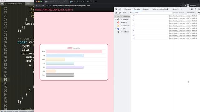 How to Add Percentage Symbol to Ticks in X Scale in Chart JS смотреть онлайн