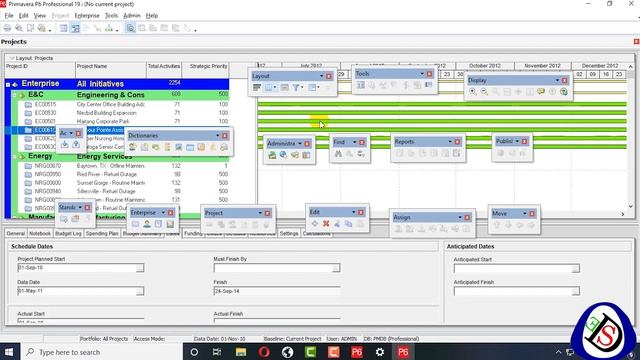 Introduction of Interface | Primavera P6 | 19.12 | Beginners Tutorial смотреть онлайн