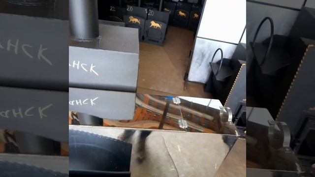 Печь "АНГАРА-3" с закрытой каменкой и выносной топкой. Для бани с разделенной моечной и парилкой. смотреть онлайн