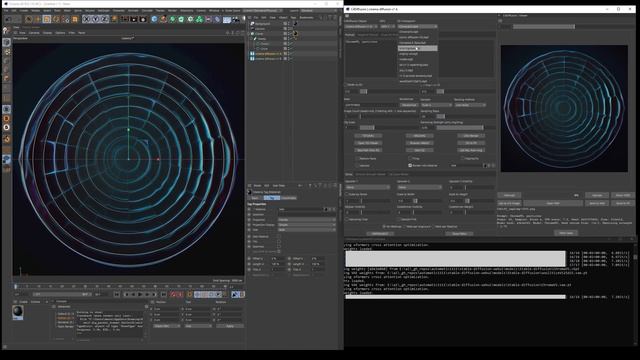 Cinema4D and Stable Diffusion. Img2Img. смотреть онлайн
