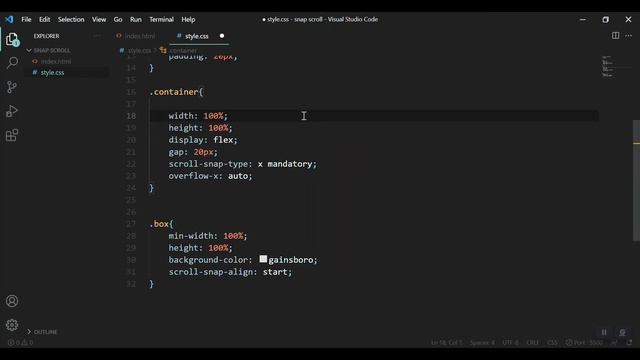 Design a Slider Section Using Pure CSS | CSS Scroll Snap смотреть онлайн