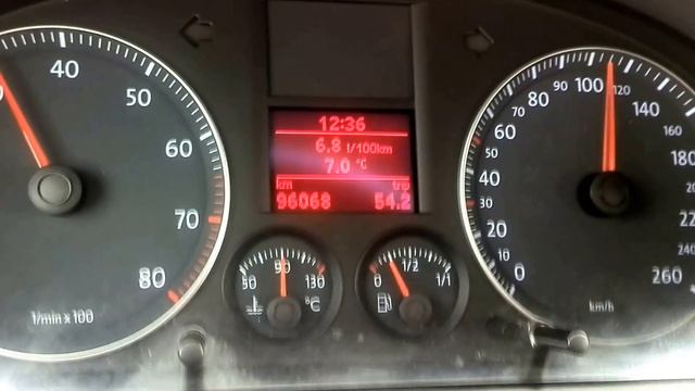 Расход топлива VW Touran 1.6 2006 смотреть онлайн