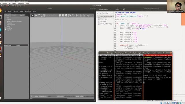Activity cmd_vel publisher Python смотреть онлайн