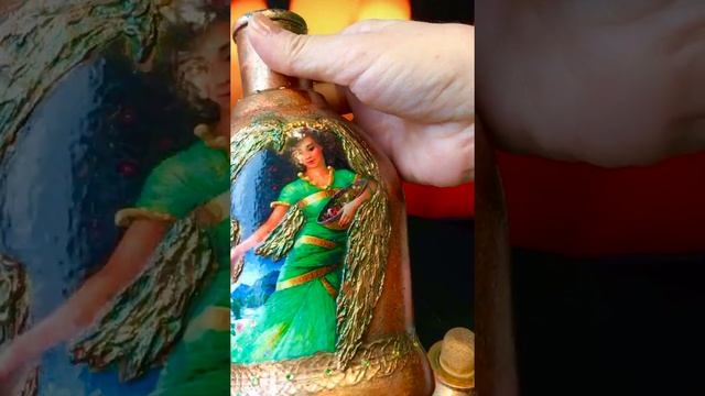 Сосуд для святой воды, Декоративная стеклянная бутылка