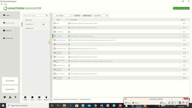 TensorFlow Installation | Keras | Anaconda Navigator смотреть онлайн