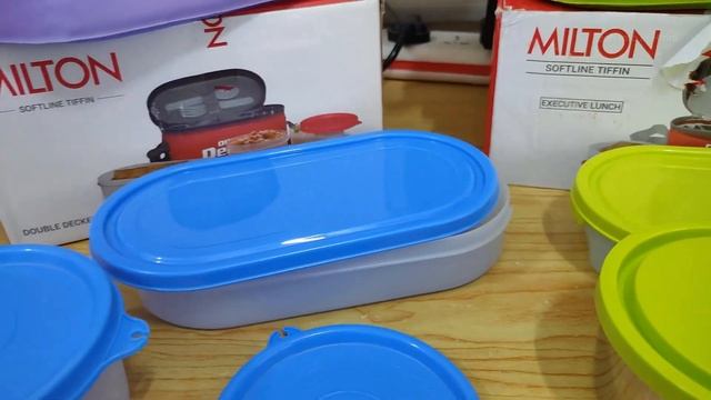 Milton Double Decker Vs Milton Executive Lunch Box Detail Comparison And Review.