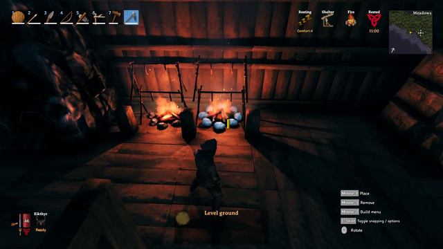 Valheim How to STACK Campfires INSIDE Base and Vent SMOKE easy Beginners Guide Tips & Tricks смотреть онлайн