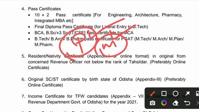OJEE Counselling Documents Required List 2022 । Ojee Counselling Documents Upload List 2022 । #ojee смотреть онлайн