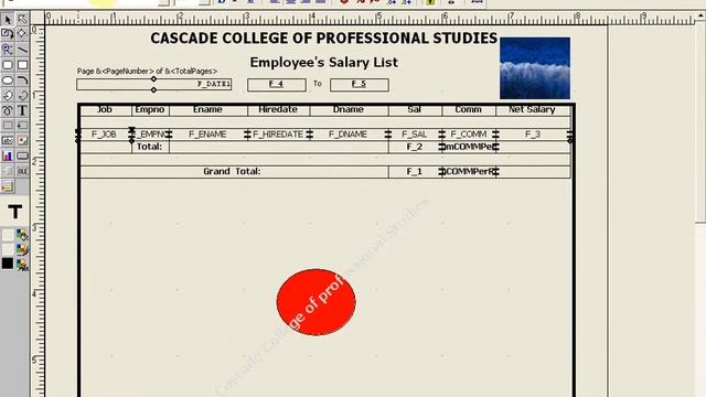 Designing Report in oracle Report Builder смотреть онлайн