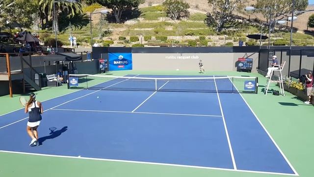 Luisa Stefani match point at Oracle ITA in Malibu! Oct 15, 2016 смотреть онлайн