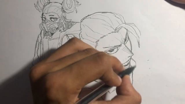 Drawing Anime Characters NO GUIDELINES (Timelapse) - Anime Manga Sketches смотреть онлайн