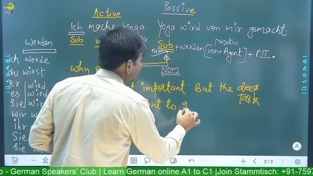 Passiv ( Teil 1) | German Grammar in Hindi | Passive voice in German | A2 | German for beginners смотреть онлайн