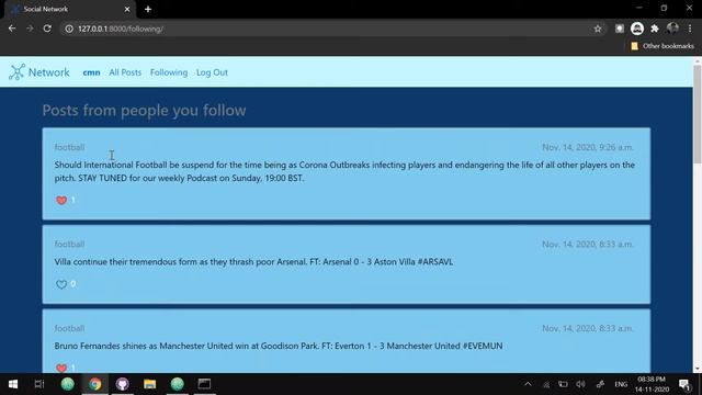Project 4: Network (2020) | edX Course | CS50: Web Programming with Python and JavaScript | Harvard смотреть онлайн