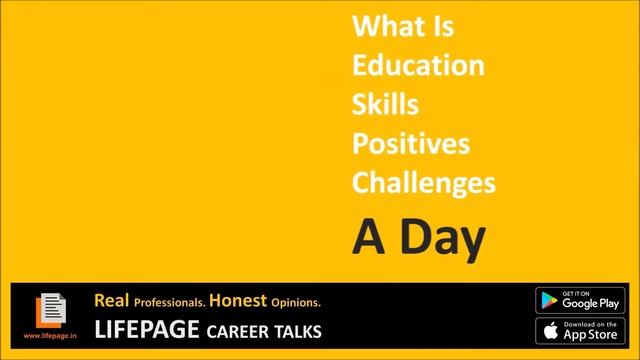 LifePage Career Talk on Process Management смотреть онлайн